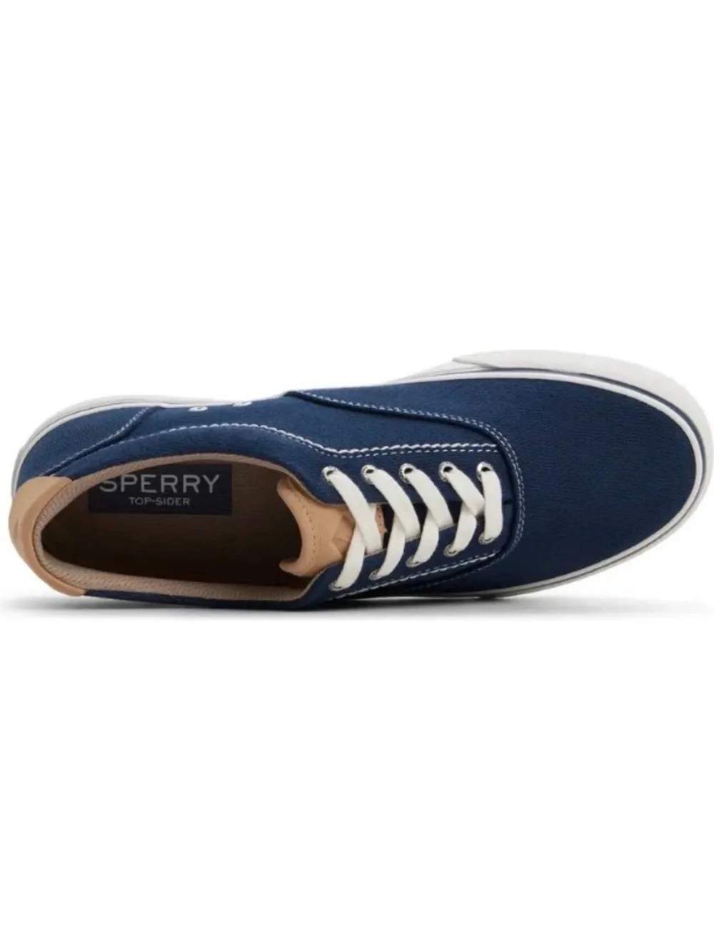 Sperry Navy Top Sider Canvas Lace-Up Men’s Shoes
